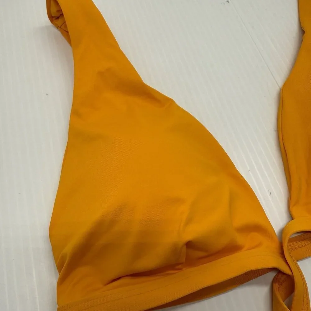 L Space Women's Mango Avery Bikini Top Retro Wrap Around Swimwear Size XL NWT